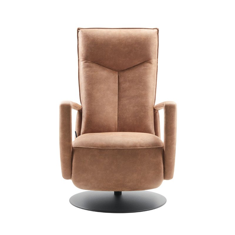 Relaxfauteuil Seduto pocketvering i.c.m. HR-schuim zitting handmatig verstelbaar brandy