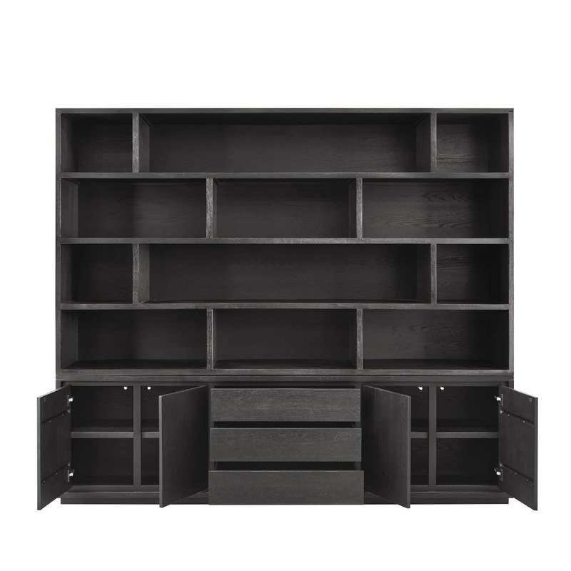 Boekenkast Lavio 210 x 242 black