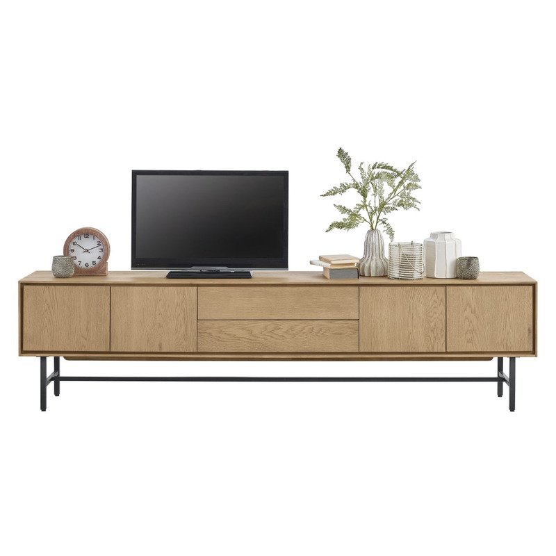 TV-meubel Belvio light oak fineer