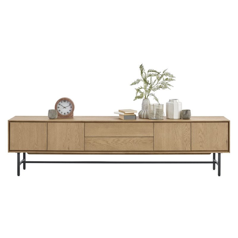 TV-meubel Belvio light oak fineer
