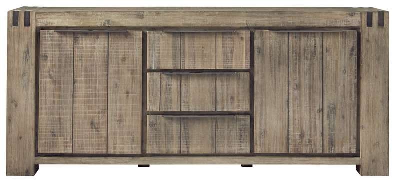 Dressoir Bassano 200 x 86 rough warm grey
