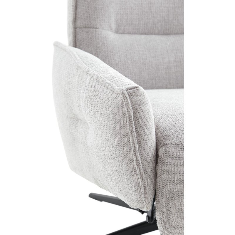 Relaxfauteuil Livo handmatig verstelbaar Mito ash grey