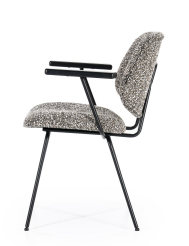 Armstoel Jonte taupe