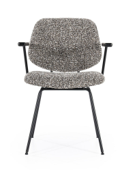 Armstoel Jonte taupe
