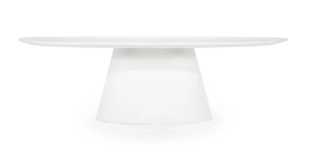 Eettafel Elart ovaal 250cm wit