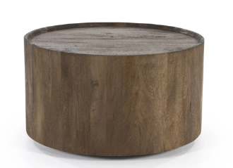 Salontafel Zavion klein mangohout Ø 60 cm
