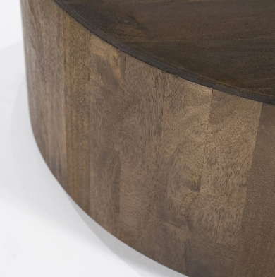 Salontafel Zavion groot mangohout Ø 80 cm