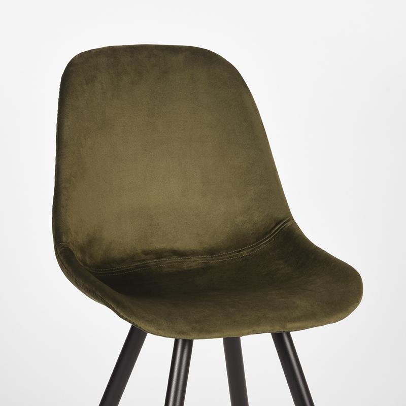 Eetkamerstoel Capri army green