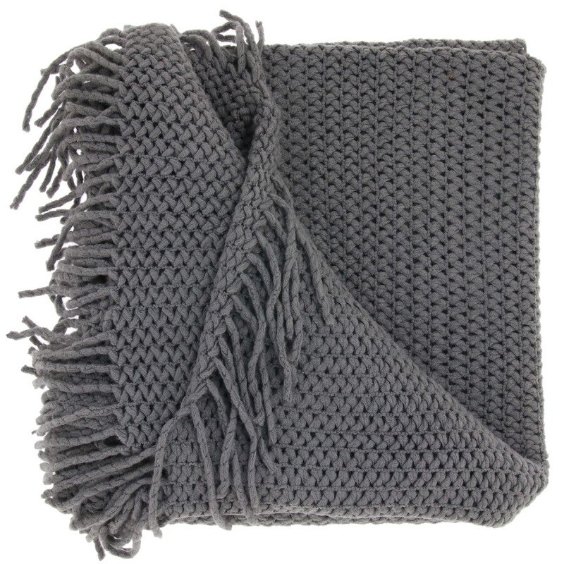 Plaid Gresso Dark Grey