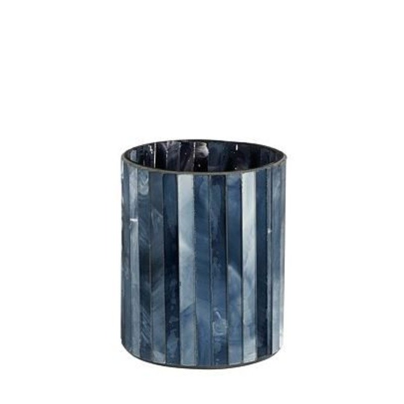 Theelichthouder Besazio blauw S