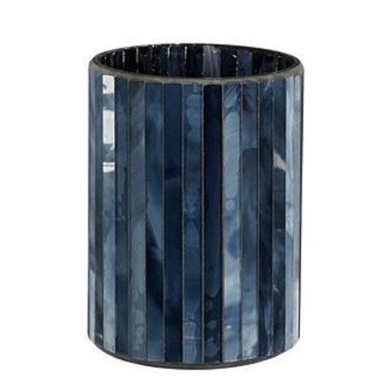 Theelichthouder Besazio blauw M