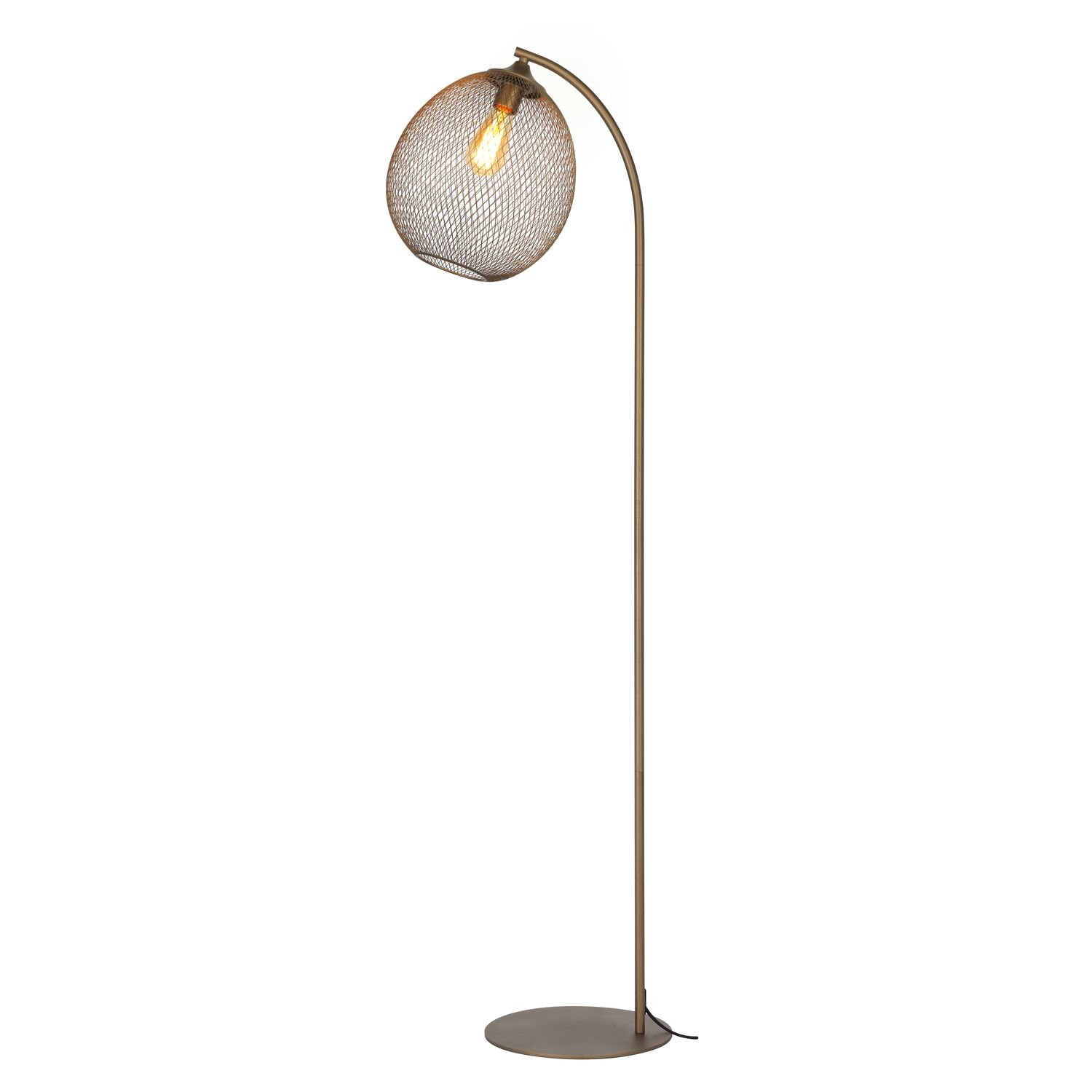 Vloerlamp Maroggia copper brown