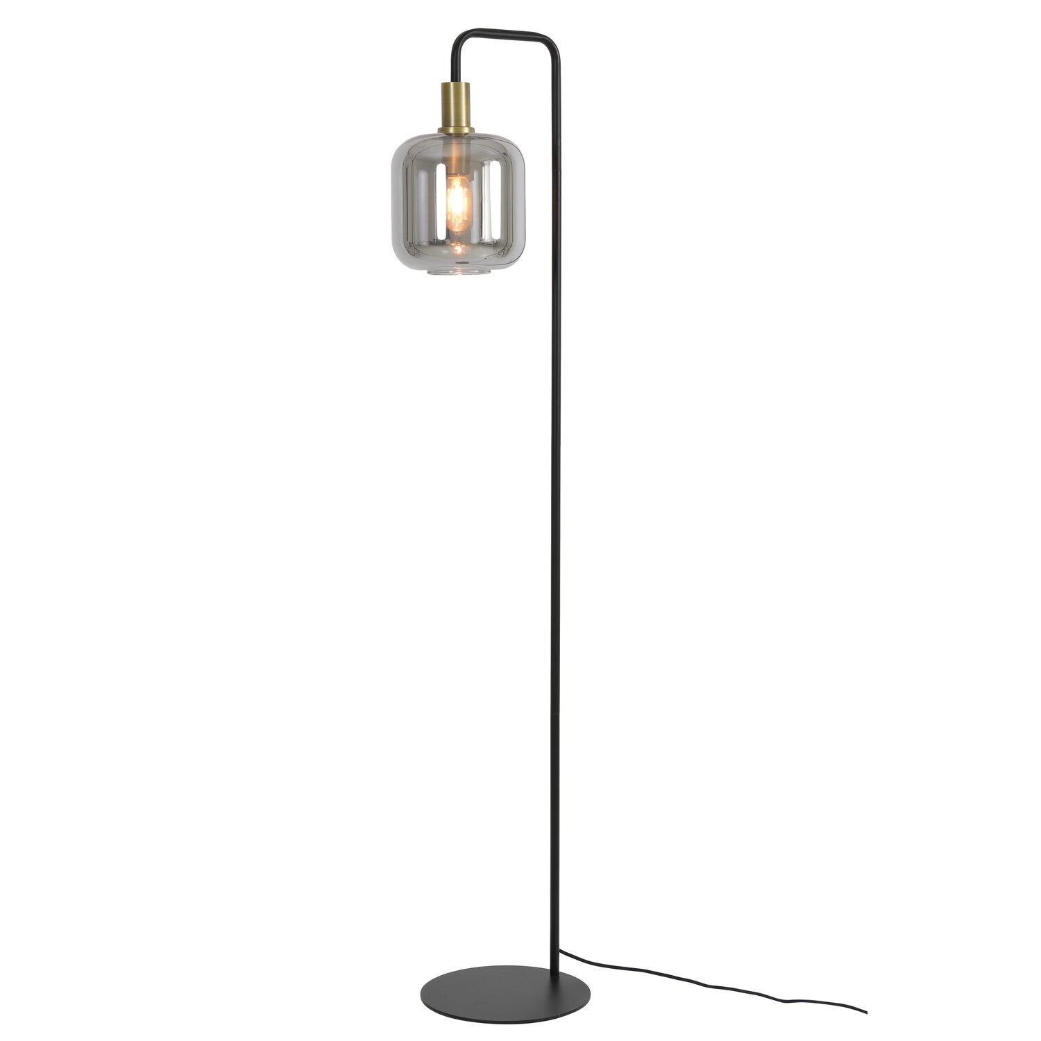 Vloerlamp Peglio antiek brons