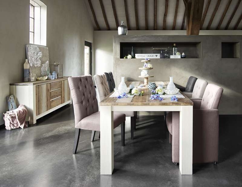 Eettafel Cortena 220x100 wit
