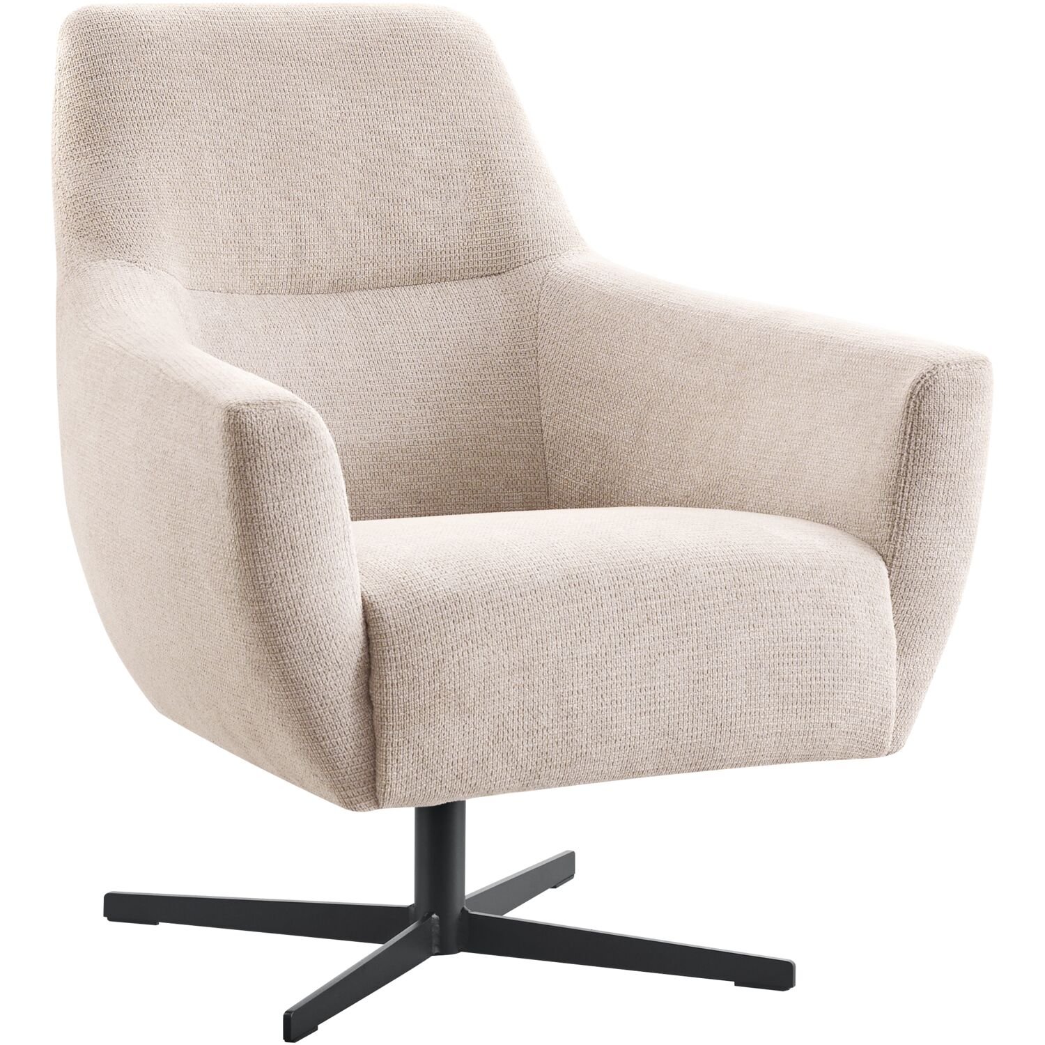Draaifauteuil Gudo stof mito natural