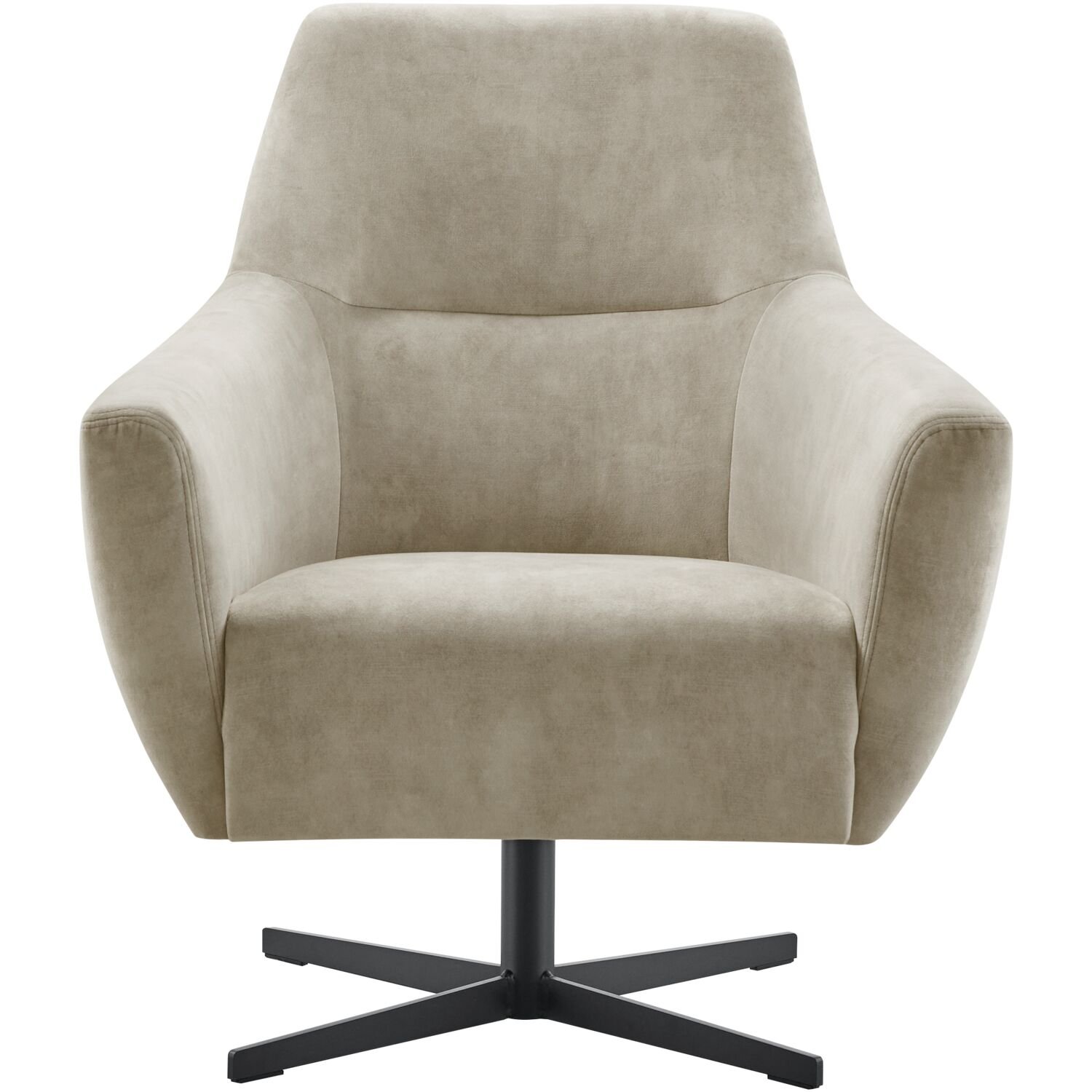 Draaifauteuil Gudo stof adore clay