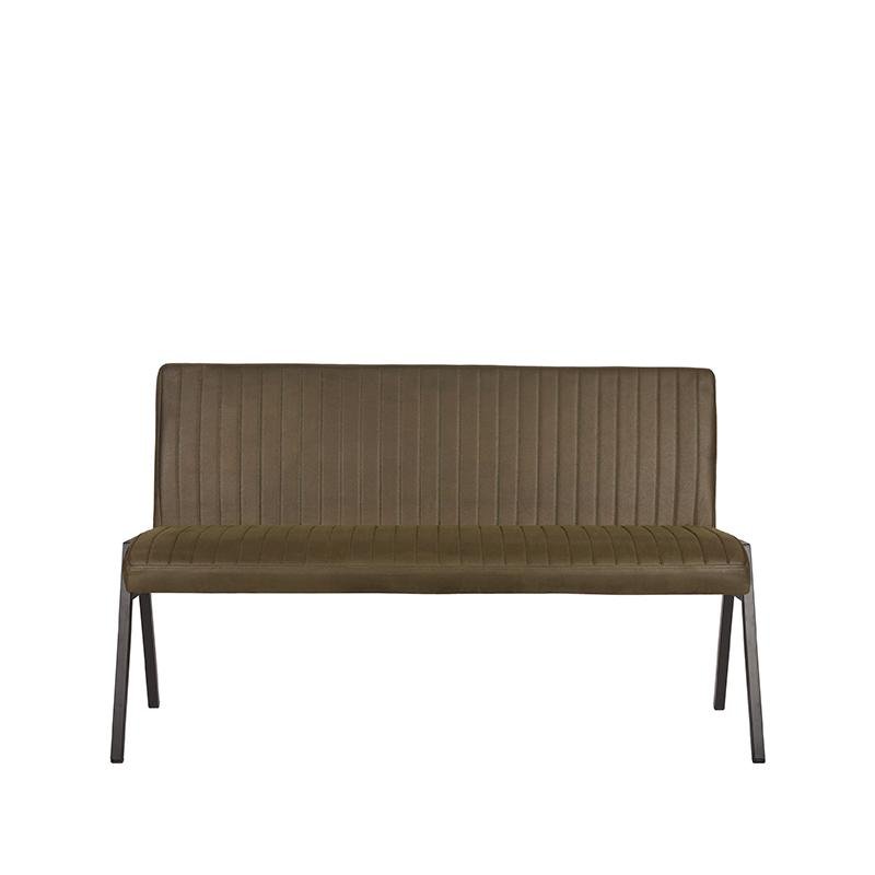 Eetkamerbank Matz army green, 145 cm