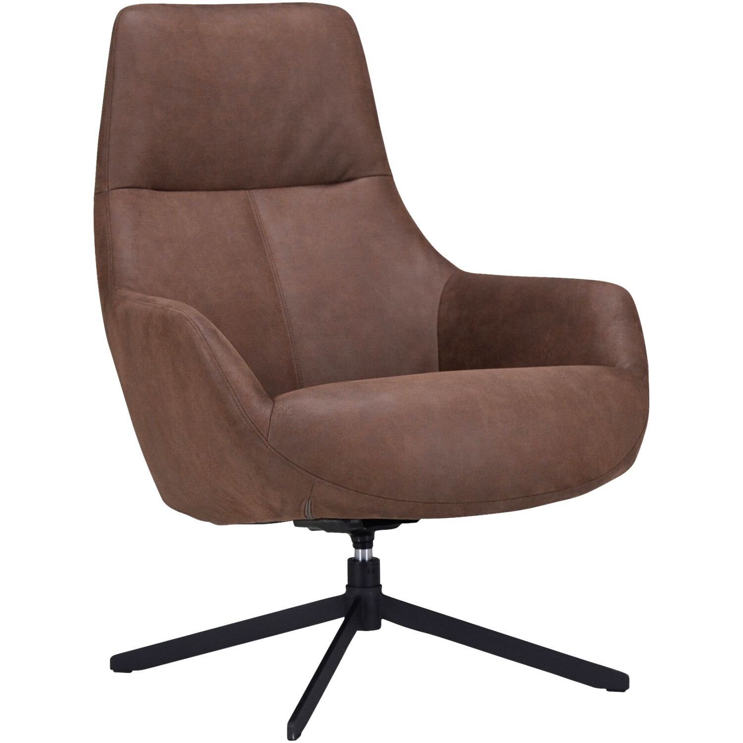 Draaifauteuil Vaneze microleder bull brown