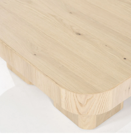 Salontafel naturel eikenhout