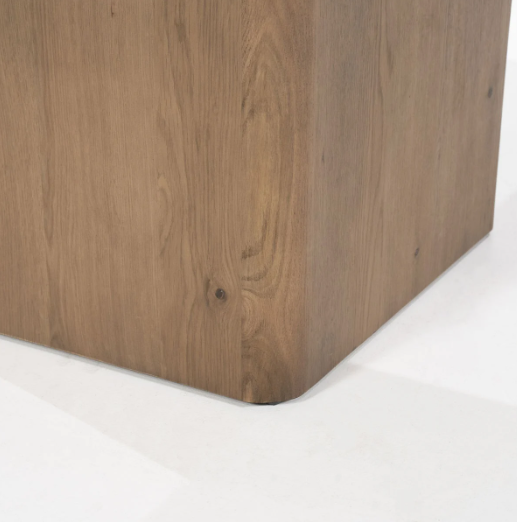 Eettafel Hamza bruin eikenhout