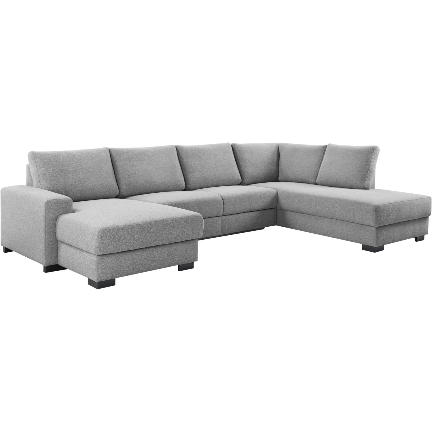 Hoekbank Florance Polyetherschuim, Lodge steel
