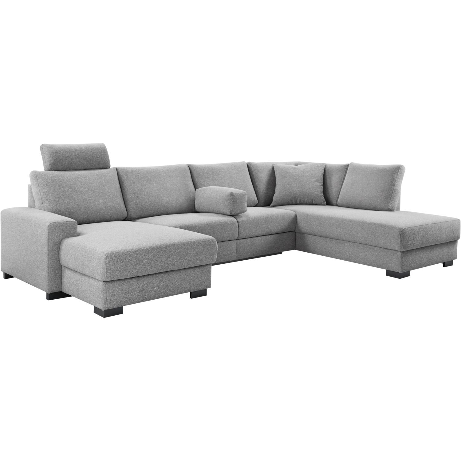 Hoekbank Florance Polyetherschuim, Lodge steel