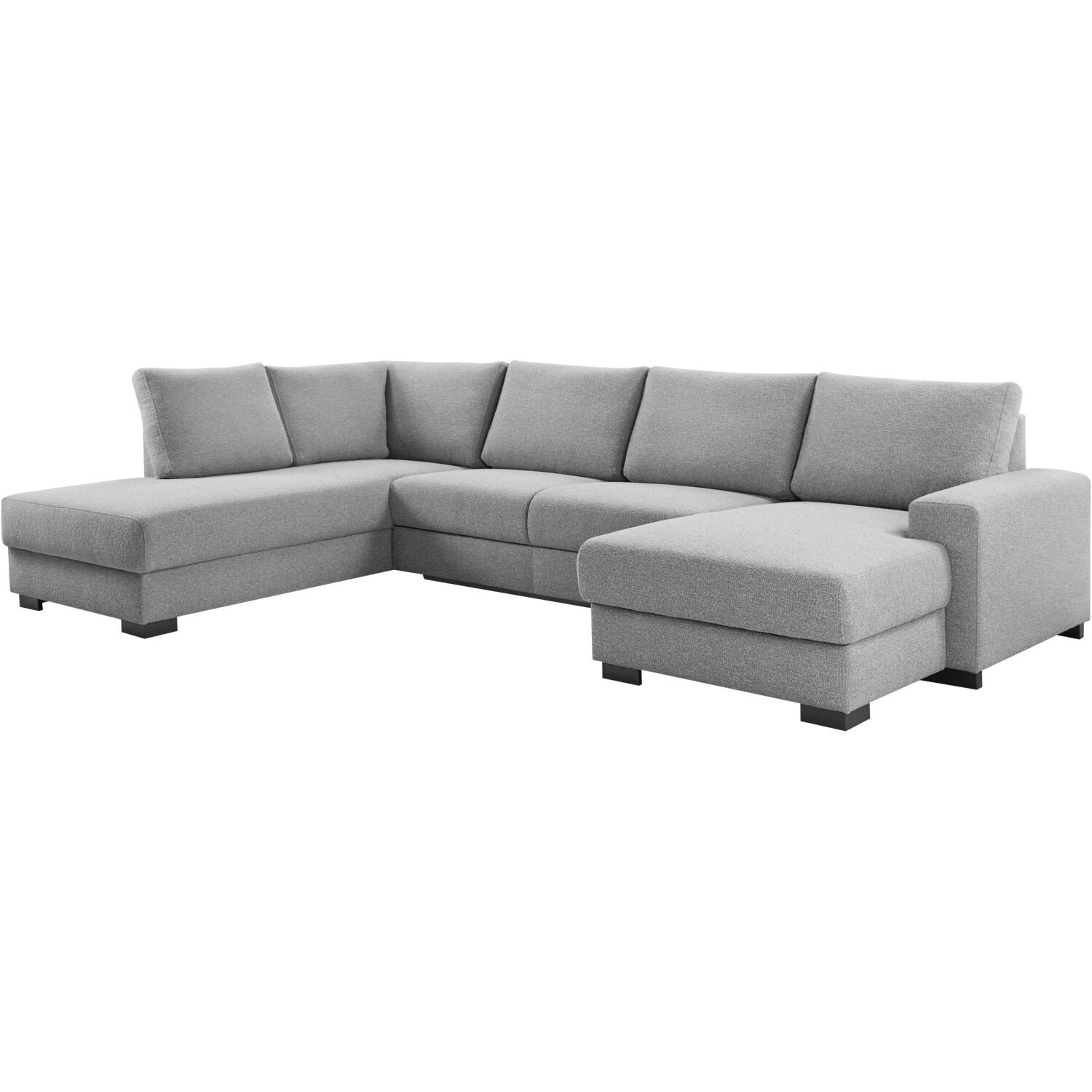 Hoekbank Florance Polyetherschuim, Lodge steel