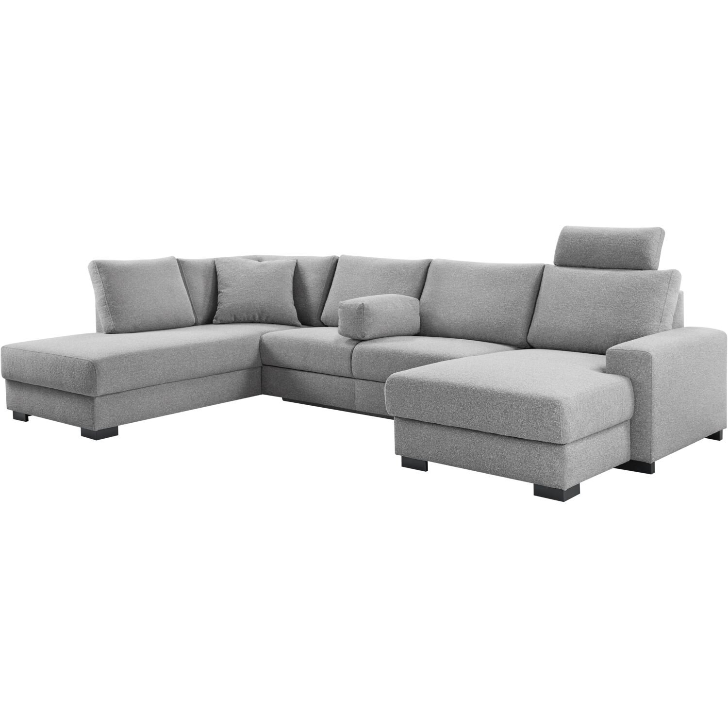 Hoekbank Florance Polyetherschuim, Lodge steel