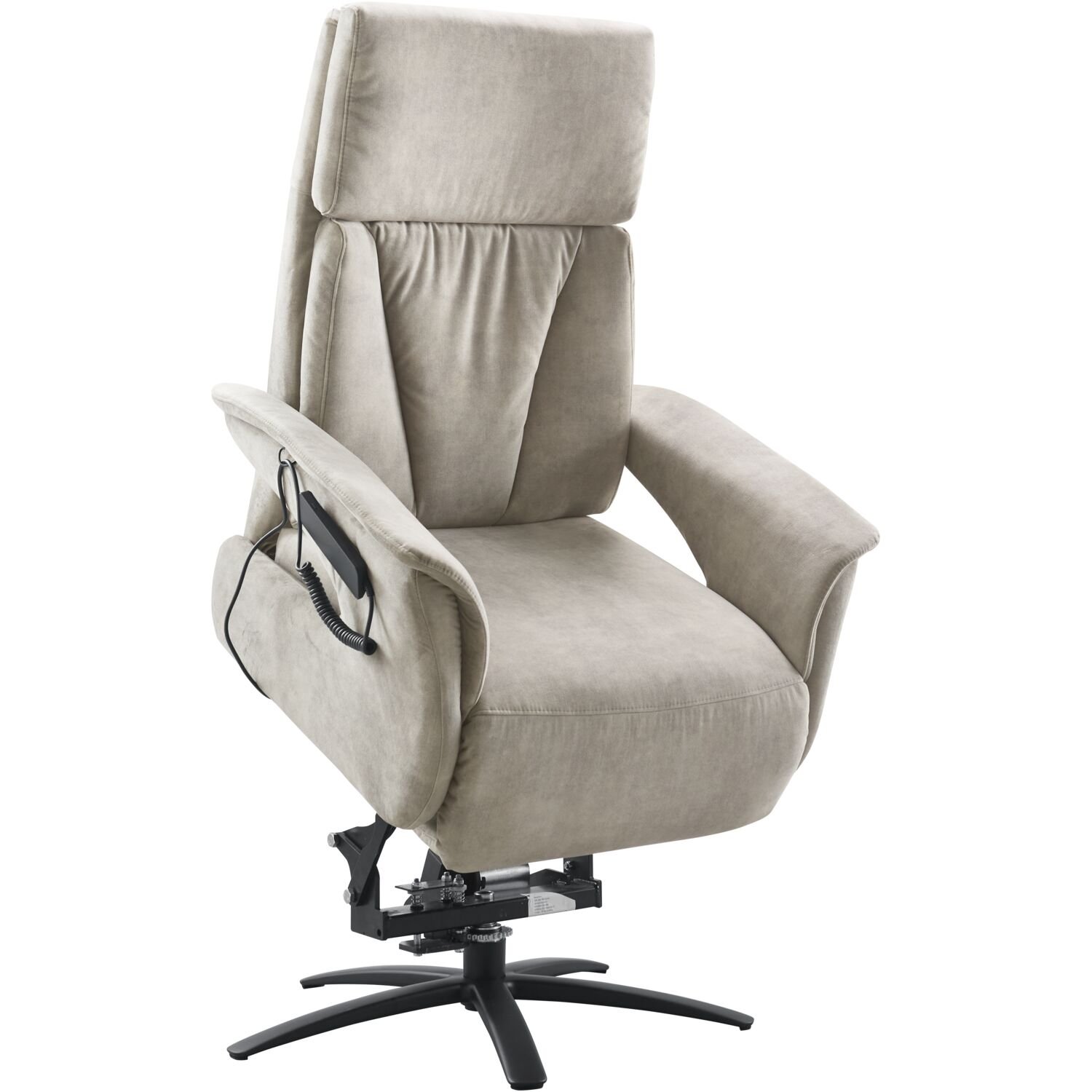 Draai/relaxfauteuil elektrisch verstelbaar i.c.m. sta-op