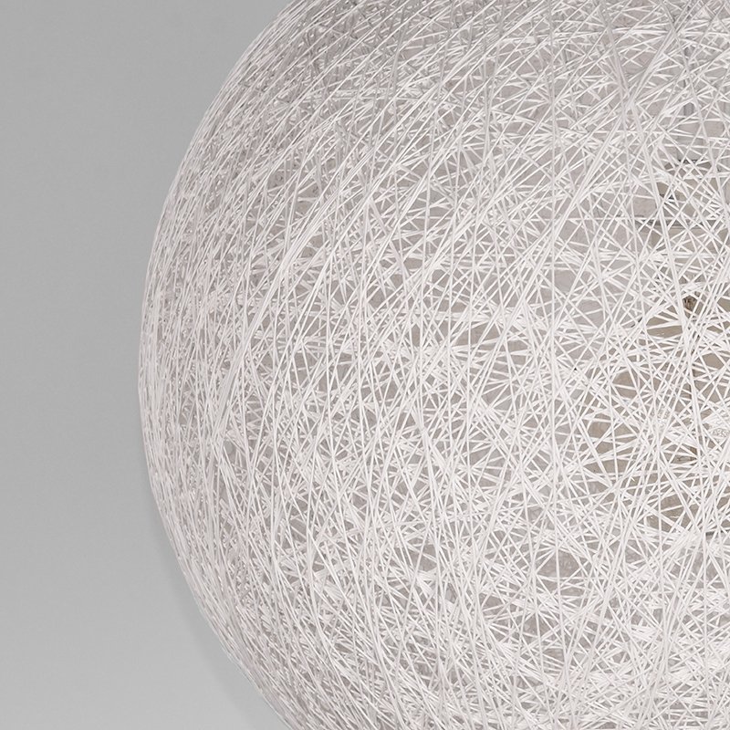 Hanglamp Twist wit vlas, 30x120 cm