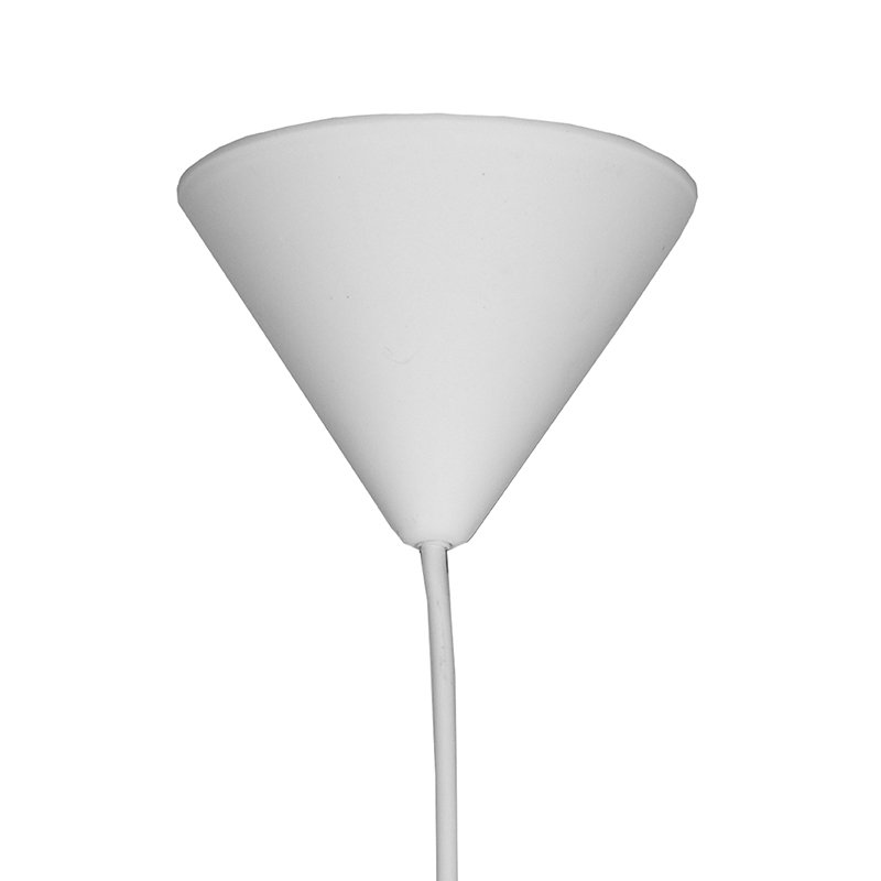 Hanglamp Twist wit vlas, 30x120 cm