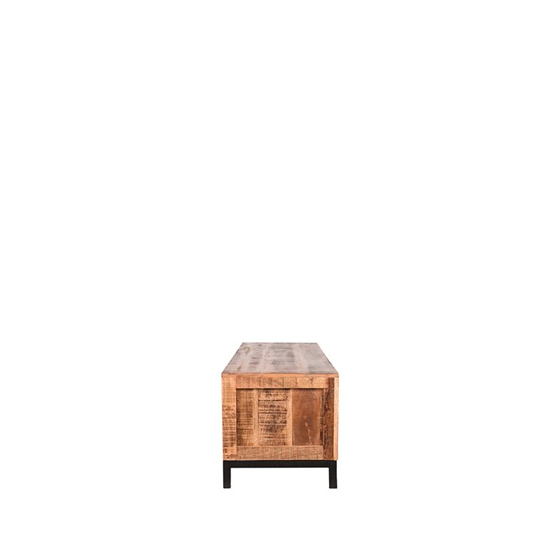 Tv-meubel Ghent rough mangohout, 160x45x45 cm