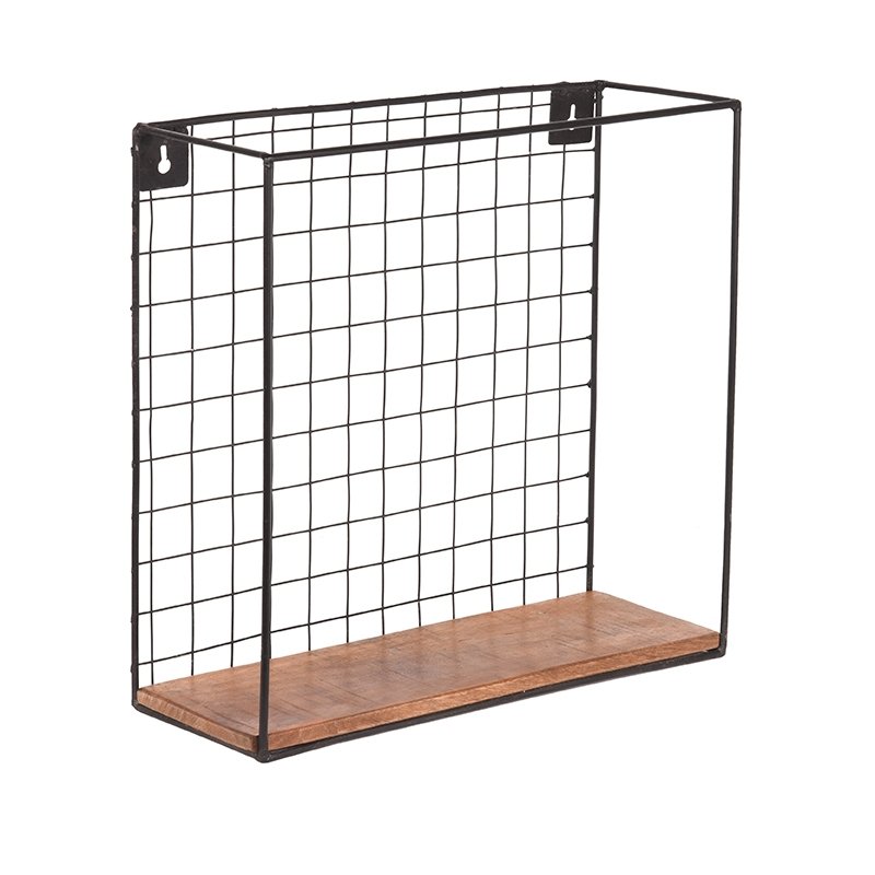 Wandrek Firm rough mangohout, 40x15x40 cm