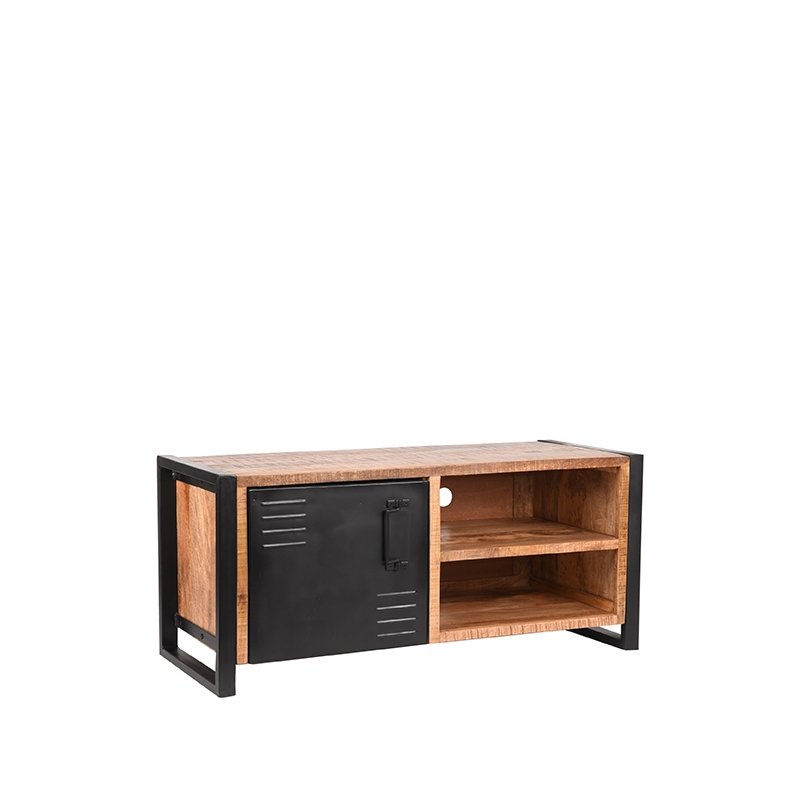 Tv-meubel Brussels rough mangohout, 115x45x50 cm