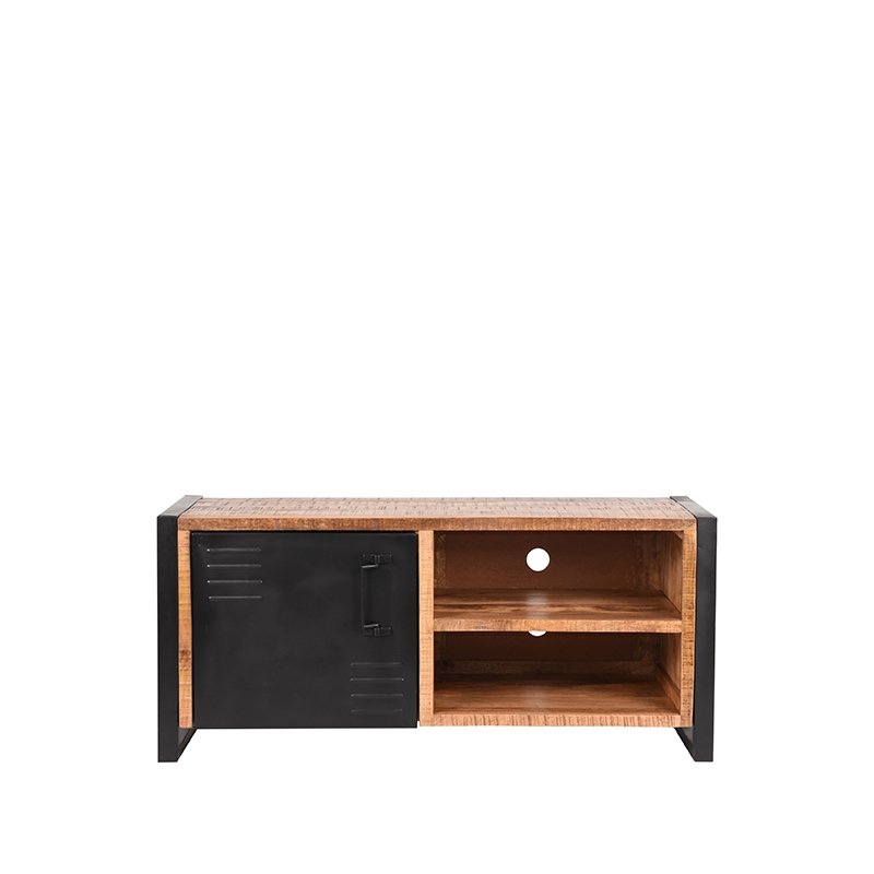 Tv-meubel Brussels rough mangohout, 115x45x50 cm
