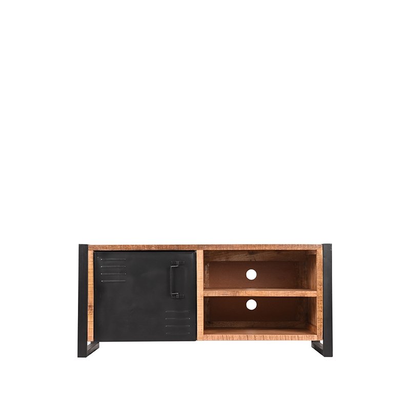 Tv-meubel Brussels rough mangohout, 115x45x50 cm