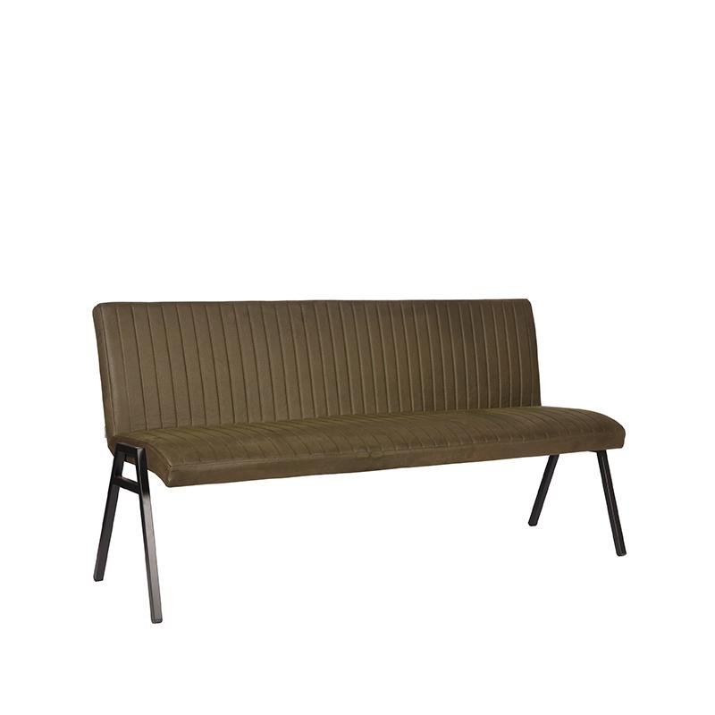 Eetkamerbank Matz army green, 175 cm