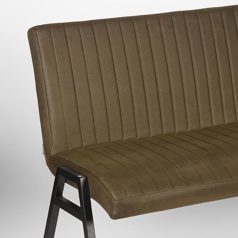 Eetkamerbank Matz army green, 145 cm