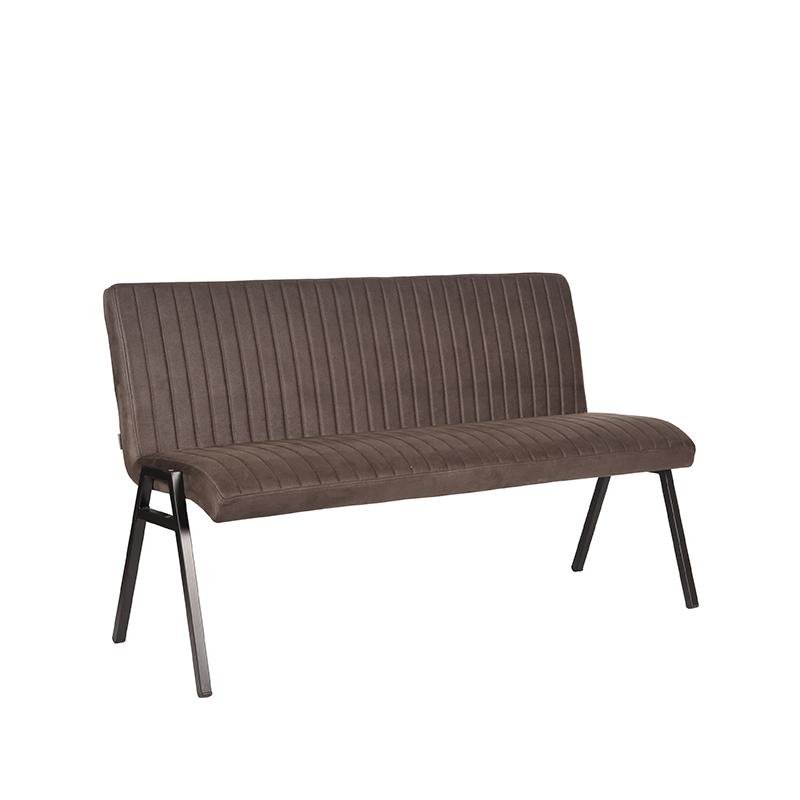 Eetkamerbank Matz antraciet, 145 cm