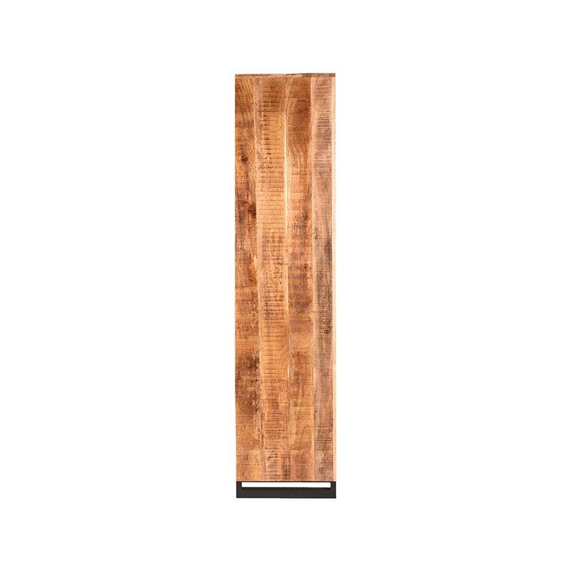 Boekenkast Glasgow rough mangohout, 70x45x185 cm