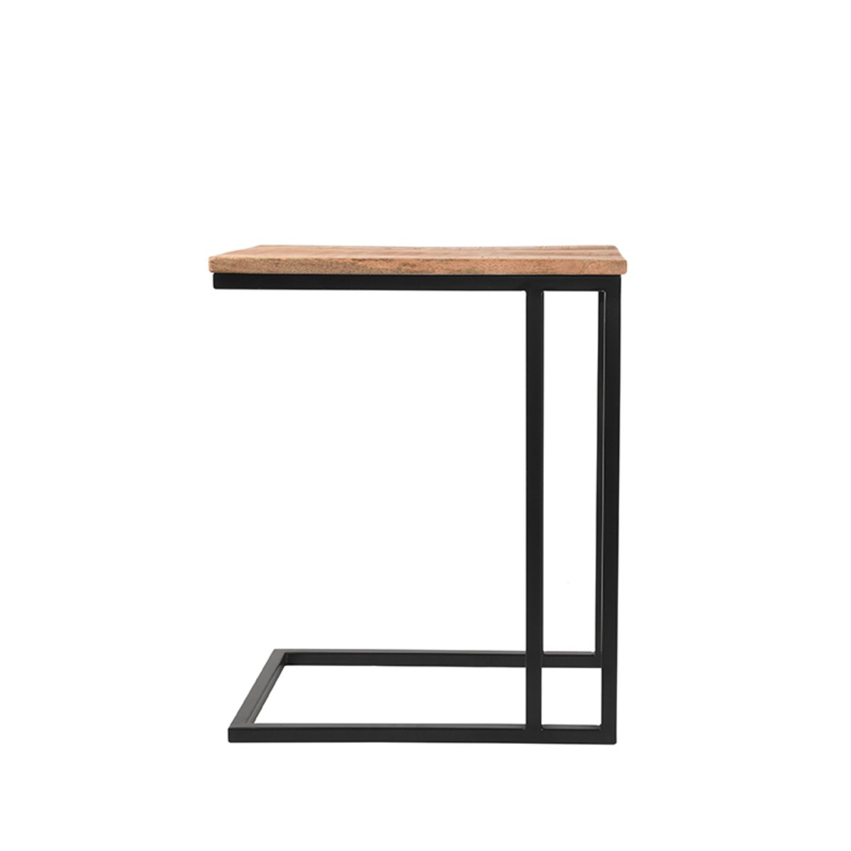 Laptoptafel Move rough mangohout, 50x35x62 cm