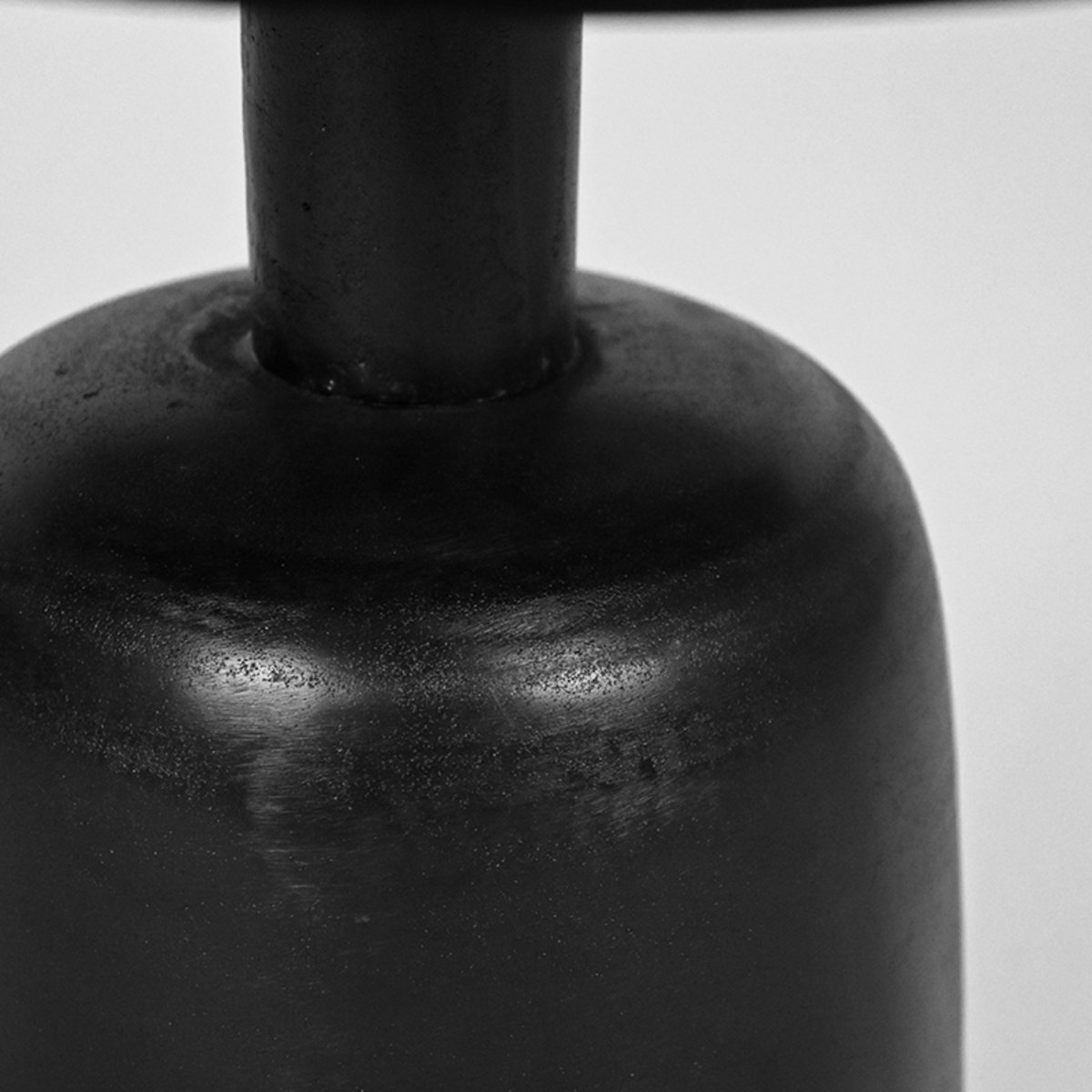 Bijzettafel Wink zwart metaal, 50x35 cm