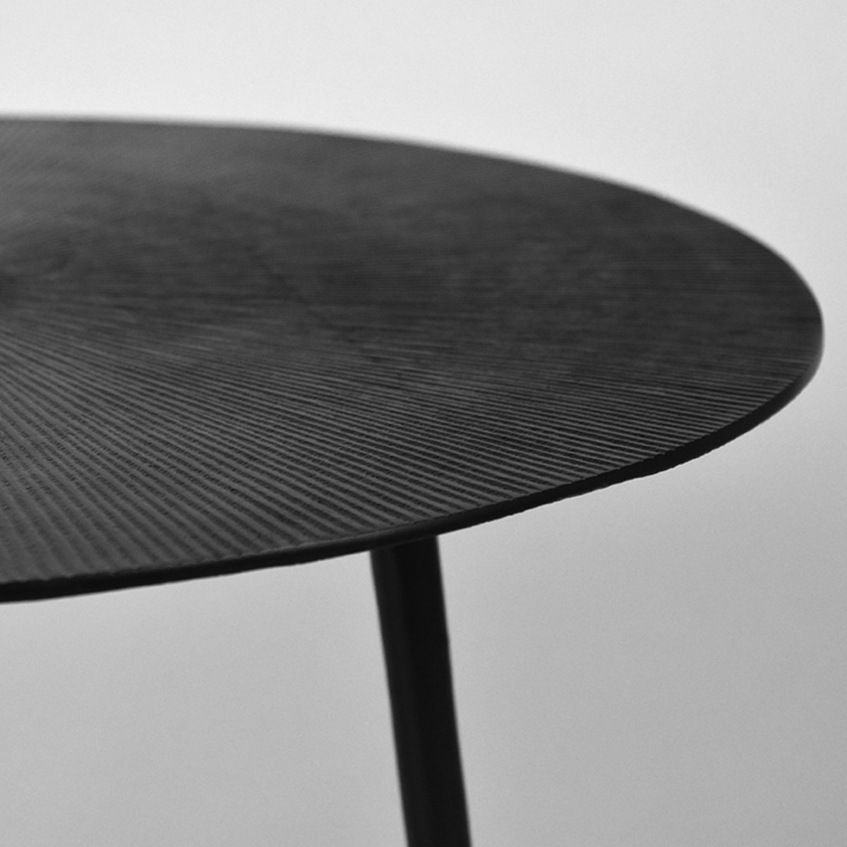Salontafel Set Nobby zwart metaal, 60 cm