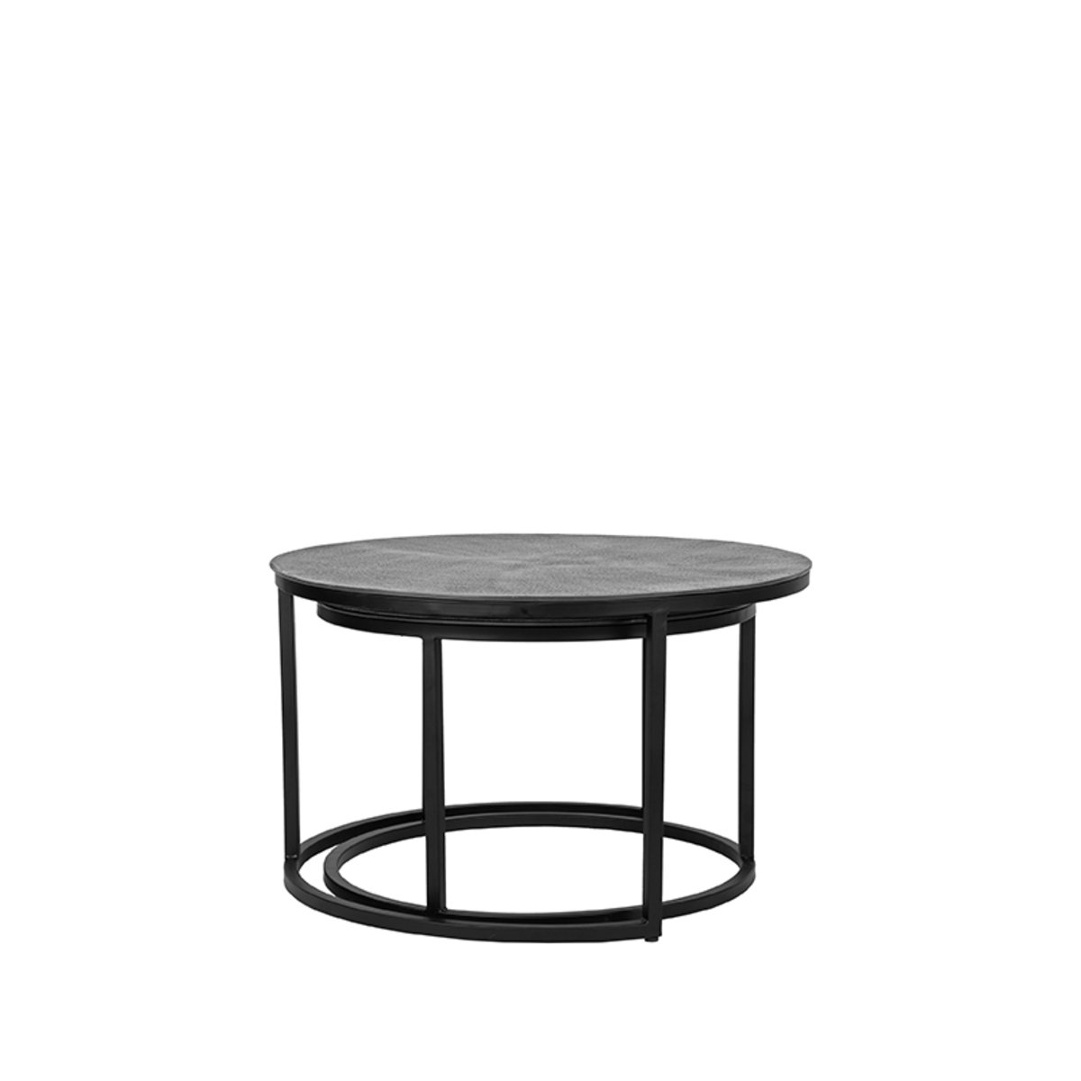 Salontafel Set Grand antiek ash metaal, 75 cm