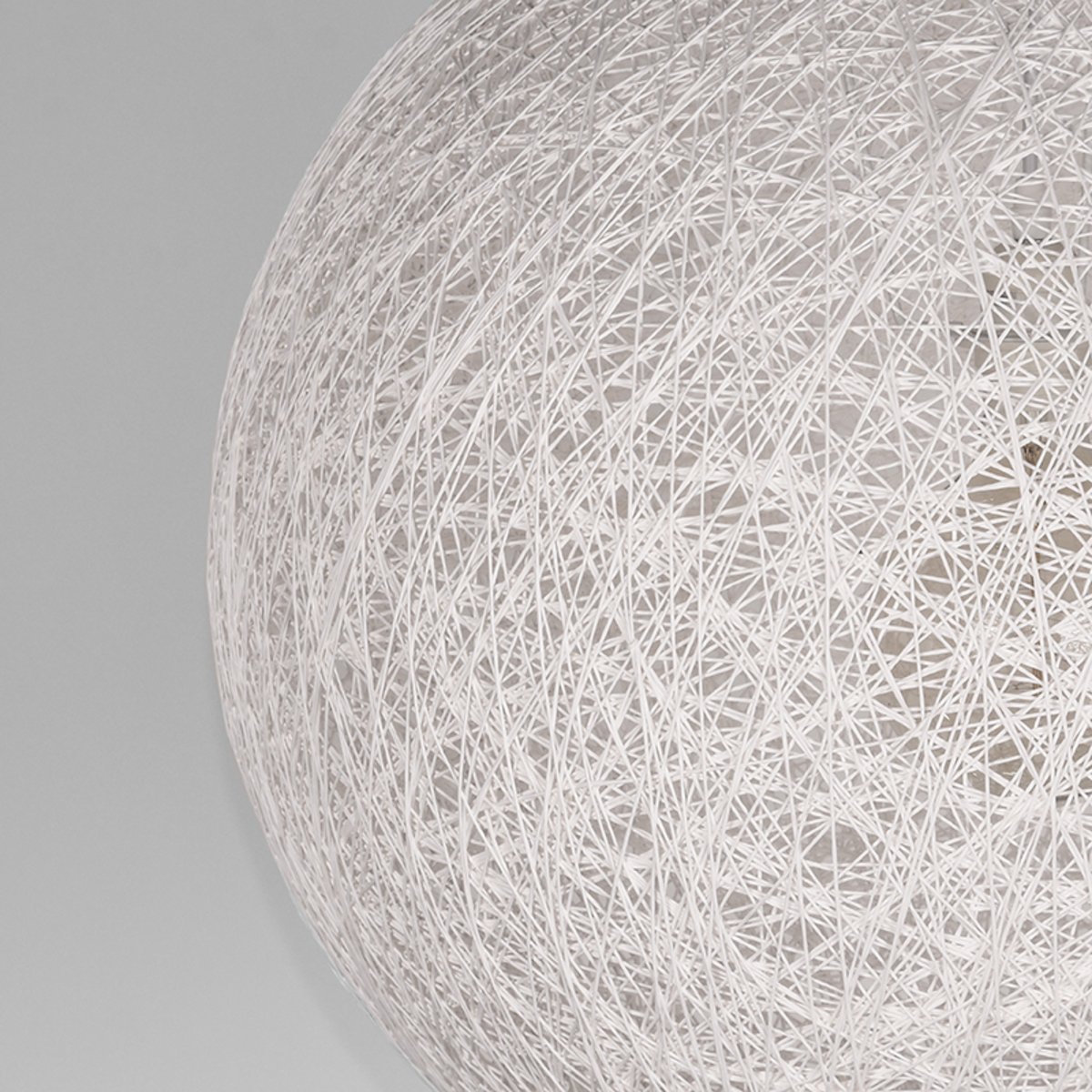 Hanglamp Twist wit vlas, 55x145 cm