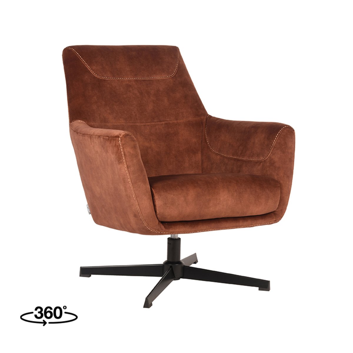 Fauteuil Toby rust