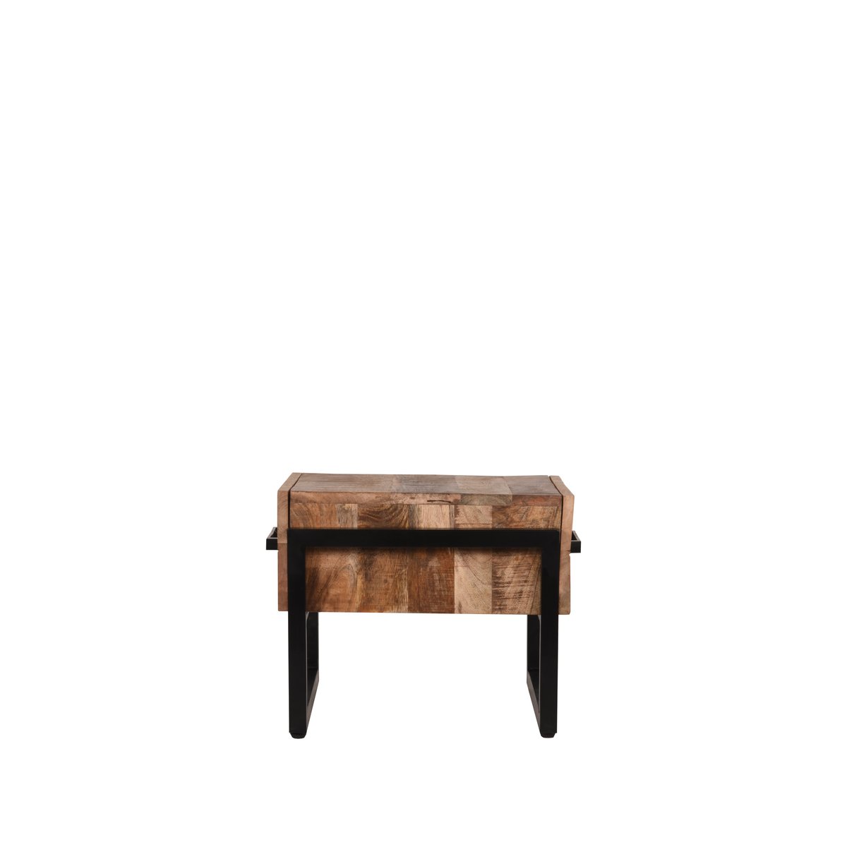Salontafel Bolivia rough mangohout, 50x50 cm