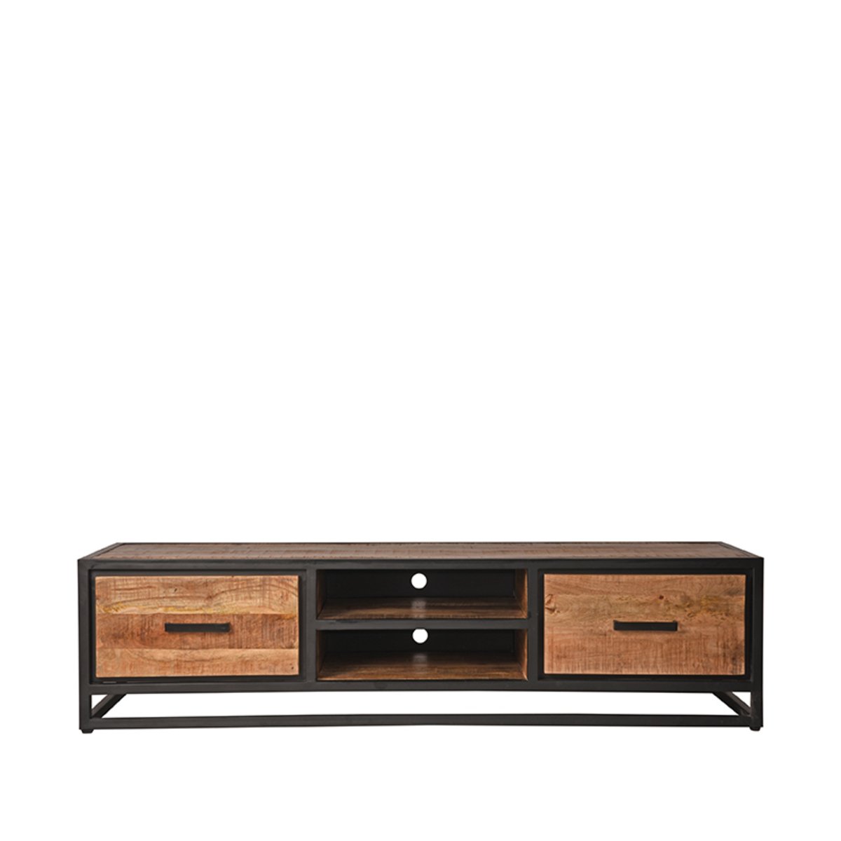 Tv-meubel Tampa rough mangohout, 160x45x40 cm