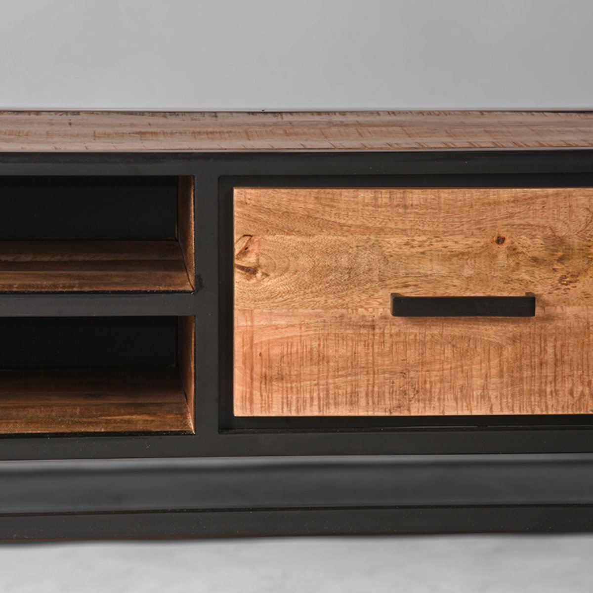 Tv-meubel Tampa rough mangohout, 160x45x40 cm