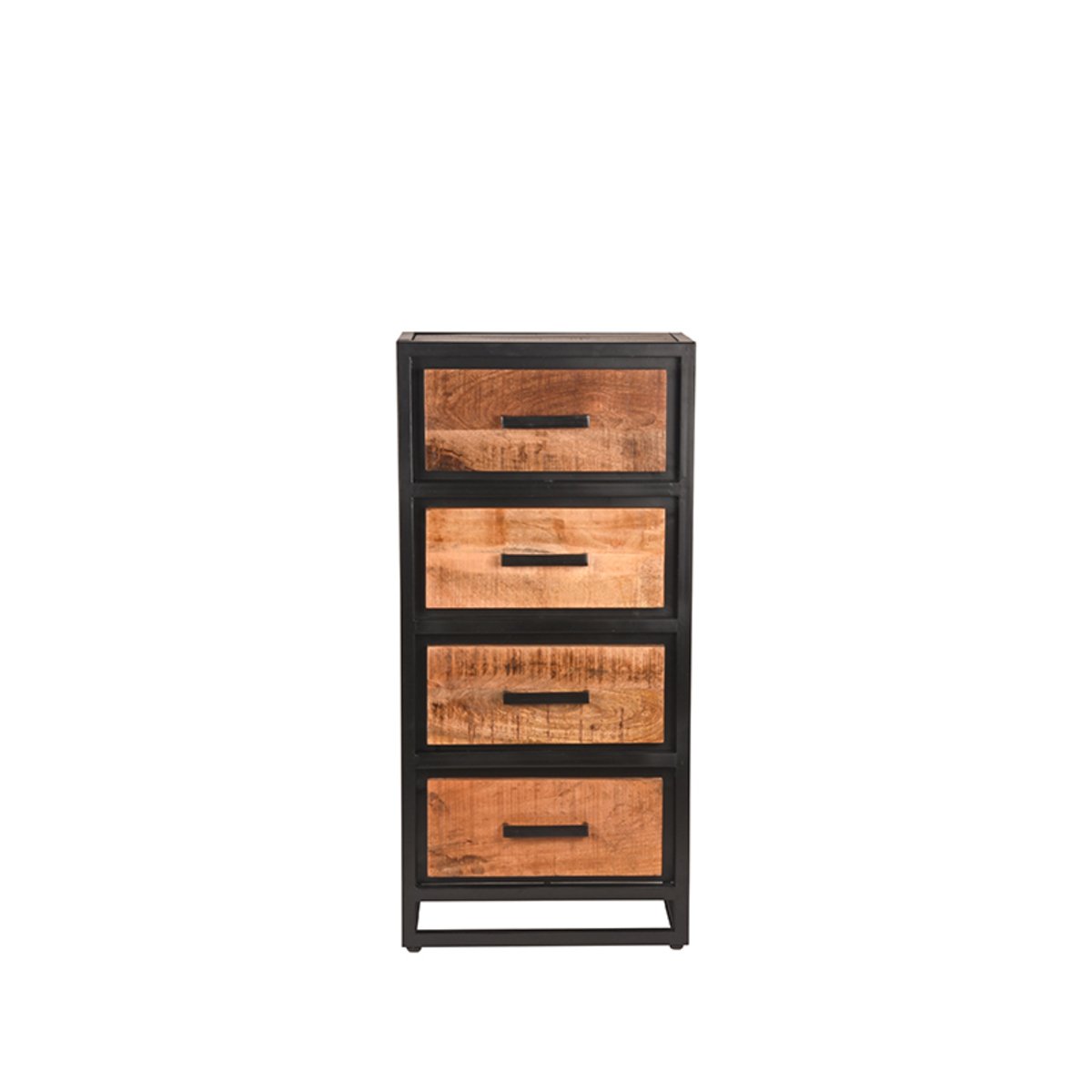 Ladekast Tampa rough mangohout, 50x30x105 cm